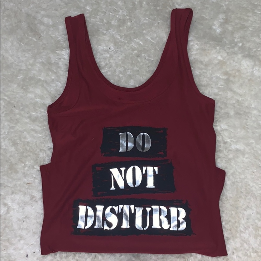 Do not disturb tank top